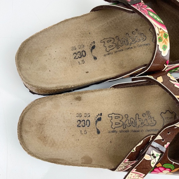 Birkenstock Birki’s Women’s Maria Floral Print Clogs Mary Jane Strap Size 36 (5) - Picture 6 of 7